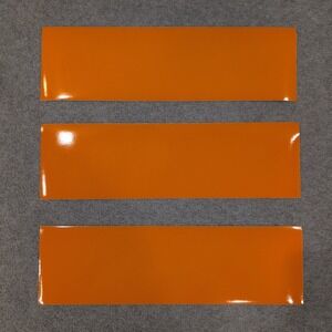 3M Scotchlite Orange Reflective Adhesive Vinyl Strips 3 Pk 680CR Comply Adhesive